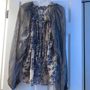 Free People long sleeve top.  Size L